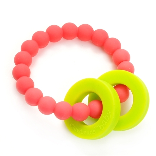 Silicone Baby Nursing Bracelets Chew Beads Teething Rattles Toys Teether DD 