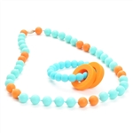 Chewbeads Baby Mulberry Teether and Necklace Gift Set