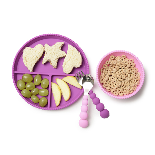 Chewbeads - Silicone Suction Bowls - Set of 2 - Stay Put Toddler
