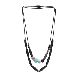 Chewbeads Metropolitan 100% Silicone & Wood Teething Necklace